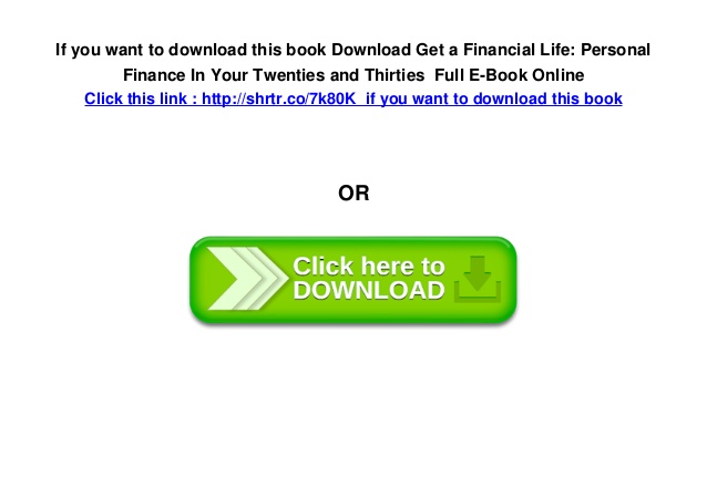 Get A Financial Life Free Download